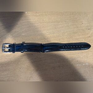 Michele 18 mm Genuine Leather Watch Strap